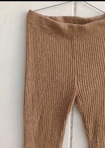 Ribbed Knit Flare Pants