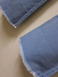 Light Blue Bell Bottom Jeans