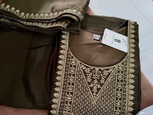 Elegant Olive Green Kurta Set