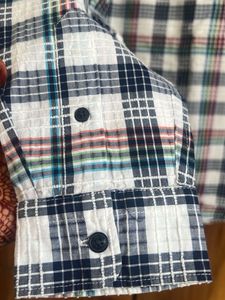 UCB KIDS Plaid Button-Down Shirt-EL size
