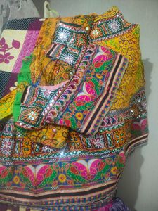 Vibrant Embroidered Lehenga Choli Set