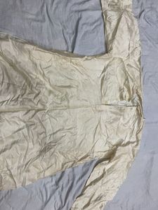 Cream Silk Blouse