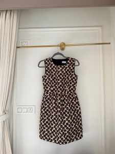 Red Valentino Leopard Print Sleeveless Dress