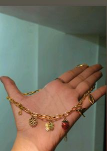 Gold Charm Necklace