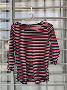 Striped Long Sleeve Top