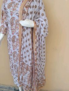 Stylish Printed Kurta Set with Dupatta