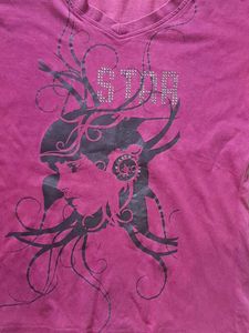 Stylish Purple Graphic T-Shirt