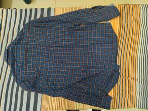 Men's Blue Checked Casual Shirt