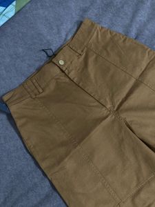 ZARA Comfortable Brown Cargo Pants