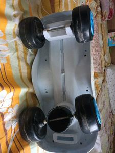Blue Ride-On Car Toy