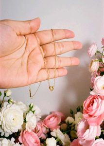 Delicate Gold Heart Necklace