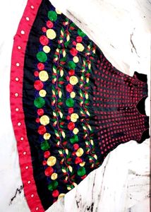 🍁Fully Embroidered Anarkali Kurti