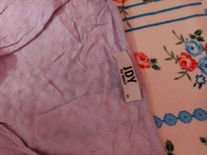 Light Purple Button-Up Mini Dress