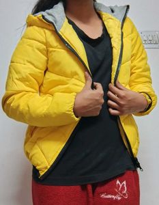 Yellow Puffer Jacket
