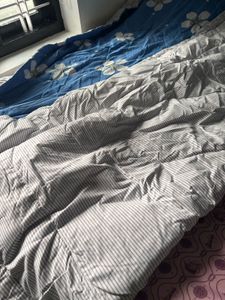 Blue Floral Comforter Bedding