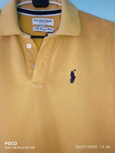 Men's Yellow Polo T-Shirt