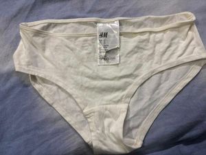 H&M White Cotton Briefs