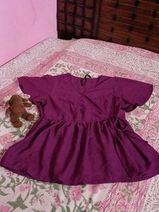 Purple Wrap Dress