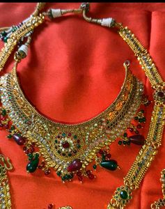 bridal Wedding polki necklace set