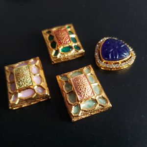 minakari stone beads