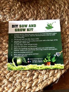 DIY Sow and Grow Kit - Cosmos Seeds