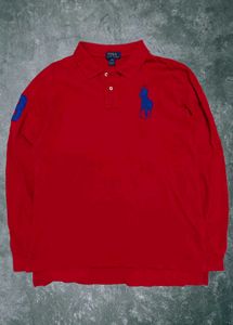 Red Polo Ralph Lauren Long Sleeve Shirt