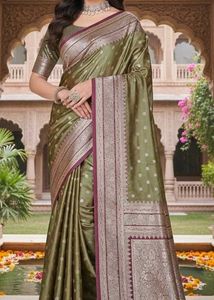 New premium Satin Silk Saree
