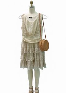 Lace Overlay Dress🧚🏼‍♀️