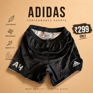 Adidas Black Athletic Shorts