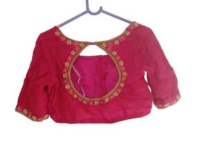 Embroidered Pink Blouse