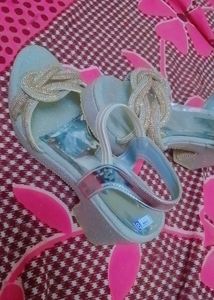 Sparkly Silver Heels
