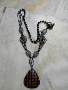 Unique Beaded Pendant Necklace