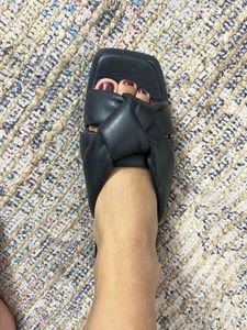 H&amp;M Padded Strap Mules