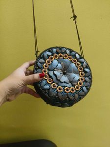 #not used#Unique Round Clutch Bag