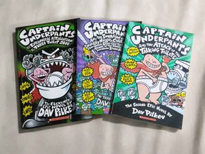Captain Underpants!- Kids Book Set of 3