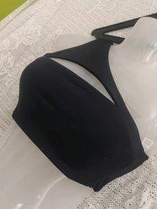 Sleek Black Cutout Top