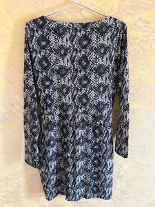Snakeskin Print Twist Front Dress