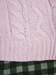 SALE ❗Coquette Pink Cable Knit Sweater