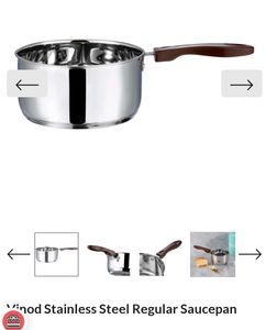 Vinod Stainless Steel Saucepan + Vegetable Chopper