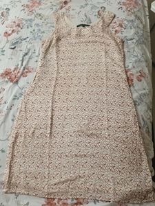 Melange IVORY AND BROWN SILK KURTA