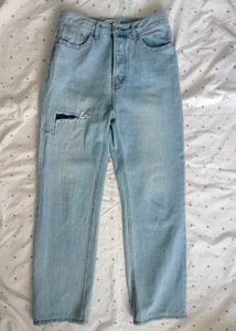 Light Wash High Waisted Jeans