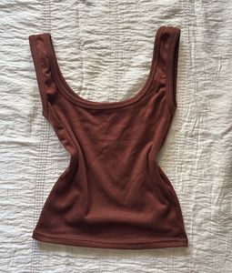 Ribbed Crop Tank Top