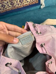Pink Prada Backpack