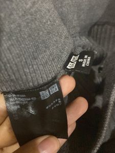 uniqlo Grey Ribbed  Skirt