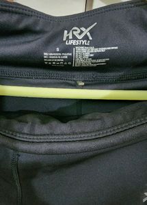HRX Rapid Dry Black Gym Tights