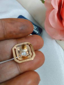 American Diamond Rose Gold Stud