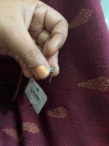 Silver Rose Stud Earrings with s925 halmark
