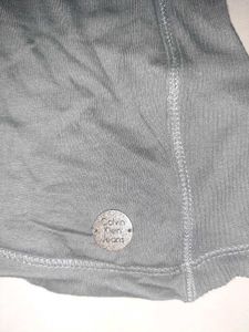 💎 Calvin Klein Rare Grey Button-Front Tank Top