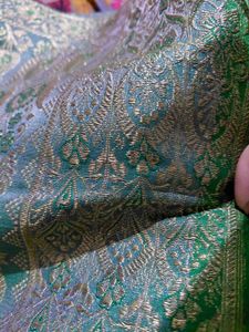 Purple Banarasi Silk Saree