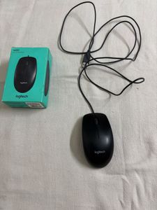 Logitech Wired USB Mouse- Black